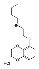 N-[2-(2,3-dihydro-1,4-benzodioxin-5-yloxy)ethyl]butan-1-amine,hydrochloride结构式