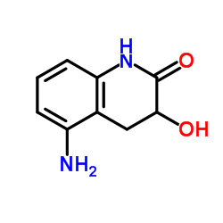 5-Amino-3-hydroxy-3,4-dihydro-2(1H)-quinolinone结构式