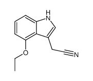(4-ethoxy-indol-3-yl)-acetonitrile Structure