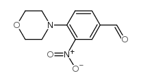 4-4-吗啉-3-硝基苯甲醛结构式