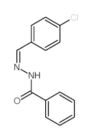 Benzoic acid,2-[(4-chlorophenyl)methylene]hydrazide结构式