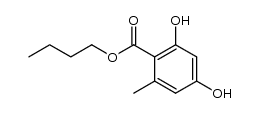 n-butyl orsellinate Structure