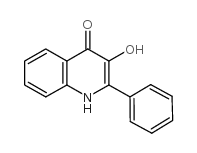 3-羟基-2-苯基喹啉-4(1H)-酮结构式