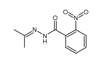 N'-isopropylidene-2-nitrobenzohydrazide Structure