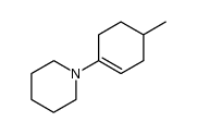 4-methyl-1-(1-piperidinyl)cyclohexene Structure