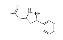 Acetic acid 5-phenyl-1H-pyrazol-3-yl ester结构式