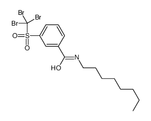 N-octyl-3-(tribromomethylsulfonyl)benzamide结构式