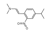 trans-β-dimethylamino-4-isopropyl-2-nitrostyrene Structure