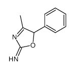 4-methyl-5-phenyl-5H-1,3-oxazol-2-imine结构式