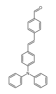 4-[2-(4-diphenylaminophenyl)vinyl]benzaldehyde Structure