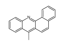 7-methylbenz(c)acridine结构式