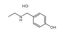 4-((ethylamino)methyl)phenol hydrochloride Structure