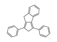 2,4-dihydro-1,3-diphenylcyclopenta(b)indene结构式