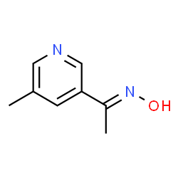 Ethanone, 1-(5-methyl-3-pyridinyl)-, oxime (9CI) structure