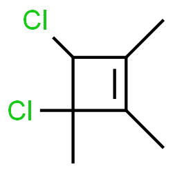Cyclobutene, 3,4-dichloro-1,2,3-trimethyl- (9CI) Structure