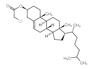 Cholest-5-en-3-ol (3b)-, 3-(2-chloroacetate) Structure