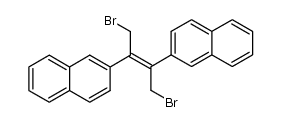 1,4-Dibrom-2,3-di-(2-naphthyl)-2-buten结构式