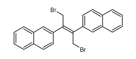 1,4-Dibrom-2,3-di-(2-naphthyl)-2-buten Structure