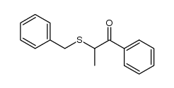 2-benzylthiopropiophenone结构式