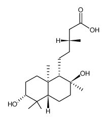 (1S,4aβ,βR)-Decahydro-2β,6α-dihydroxy-β,2,5,5,8aα-pentamethyl-1-naphthalenepentanoic acid picture