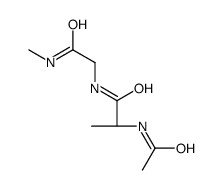 (2S)-2-acetamido-N-[2-(methylamino)-2-oxoethyl]propanamide Structure