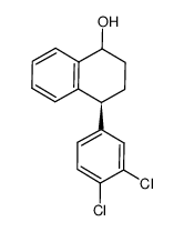 (S)-4-(3,4-Dichlorophenyl)-1,2,3,4-tetrahydro-1-naphthalenol (Mixture of DiastereoMers)结构式