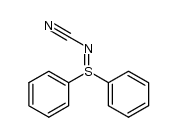 N-Cyano-S,S-diphenylsulfimine结构式