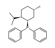 (+)-diphenylneomenthylphosphine Structure