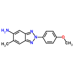 2-(4-METHOXY-PHENYL)-6-METHYL-2H-BENZOTRIAZOL-5-YLAMINE structure