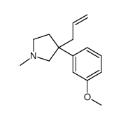 3-(3-Methoxyphenyl)-1-methyl-3-(2-propenyl)pyrrolidine picture