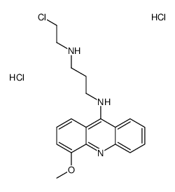 N-(2-chloroethyl)-N'-(4-methoxyacridin-9-yl)propane-1,3-diamine,dihydrochloride结构式