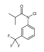 N-chloro-2-methyl-N-[3-(trifluoromethyl)phenyl]propionamide结构式