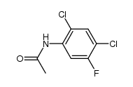 acetic acid-(2,4-dichloro-5-fluoro-anilide) Structure