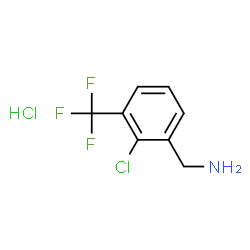 2-chloro-3-trifluoromethylbenzylamine.HCl结构式