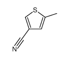 5-methylthiophene-3-carbonitrile structure