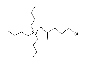 tributyl((5-chloropentan-2-yl)oxy)stannane Structure