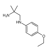 N1-(4-乙氧基苯基)-2-甲基-1,2-丙二胺结构式