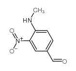 4-(Methylamino)-3-nitrobenzaldehyde Structure