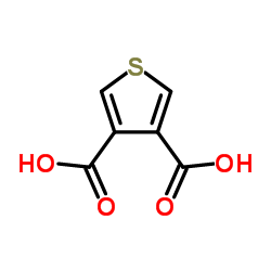 3,4-噻吩二羧酸结构式