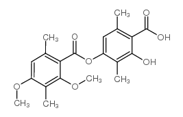 Diffractaic acid Structure