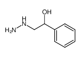 2-hydrazino-1-phenylethanol Structure