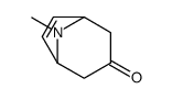 8-methyl-8-azabicyclo[3.2.1]oct-6-en-3-one结构式