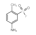 Benzenesulfonyl fluoride, 5-amino-2-methyl- Structure