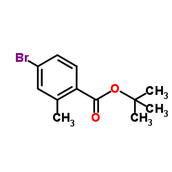 tert-butyl 4-bromo-2-methylbenzoate Structure