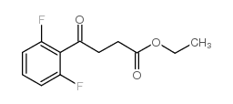 ethyl 4-(2,6-difluorophenyl)-4-oxobutanoate structure