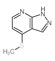 1H-Pyrazolo[3,4-b]pyridine, 4- (methylthio)-结构式