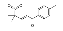 4-methyl-1-(4-methylphenyl)-4-nitropent-2-en-1-one Structure