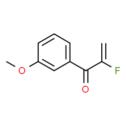 2-Propen-1-one, 2-fluoro-1-(3-methoxyphenyl)- (9CI) structure