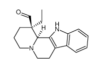 (1R*,5S*,12bS*)-1-ethyl-1,2,3,4,6,7,12,12b-octahydroindolo[2,3-a]quinolizine-1-carbaldehyde Structure