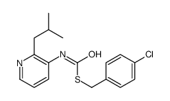S-((4-Chlorophenyl)methyl) O-(2-methylpropyl)-3-pyridinylcarbonimidothioate结构式